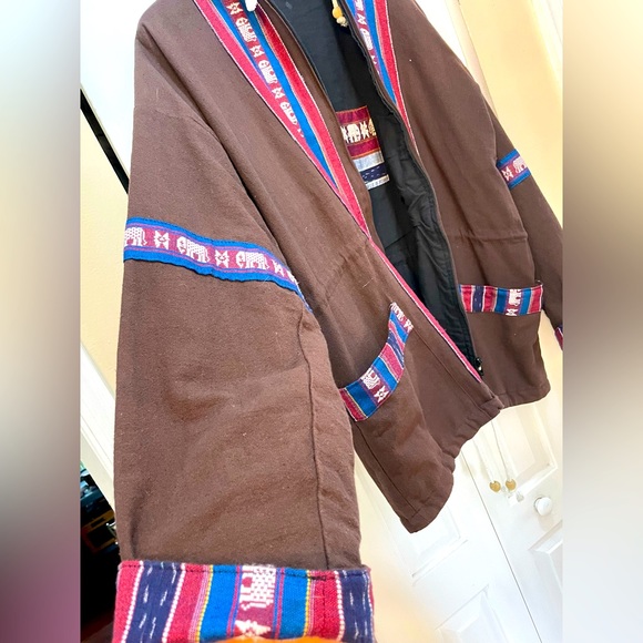 Global Imports Size XL  Zip Front Elephant Pattern Jacket, Liner And Inner Pocke - Picture 3 of 7